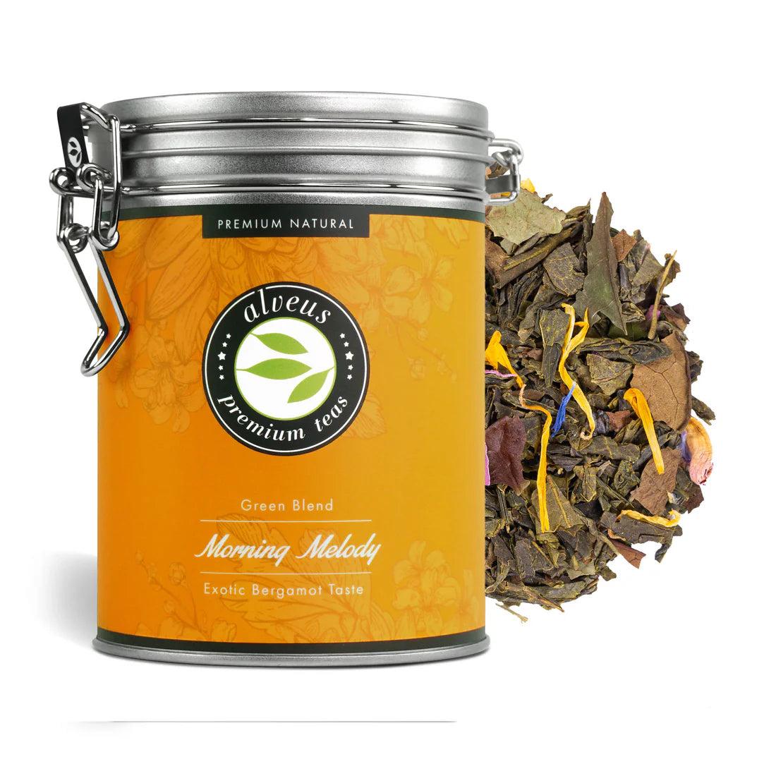 Morning Melody Teedose mit Teemischung – Exotik trifft Grüntee