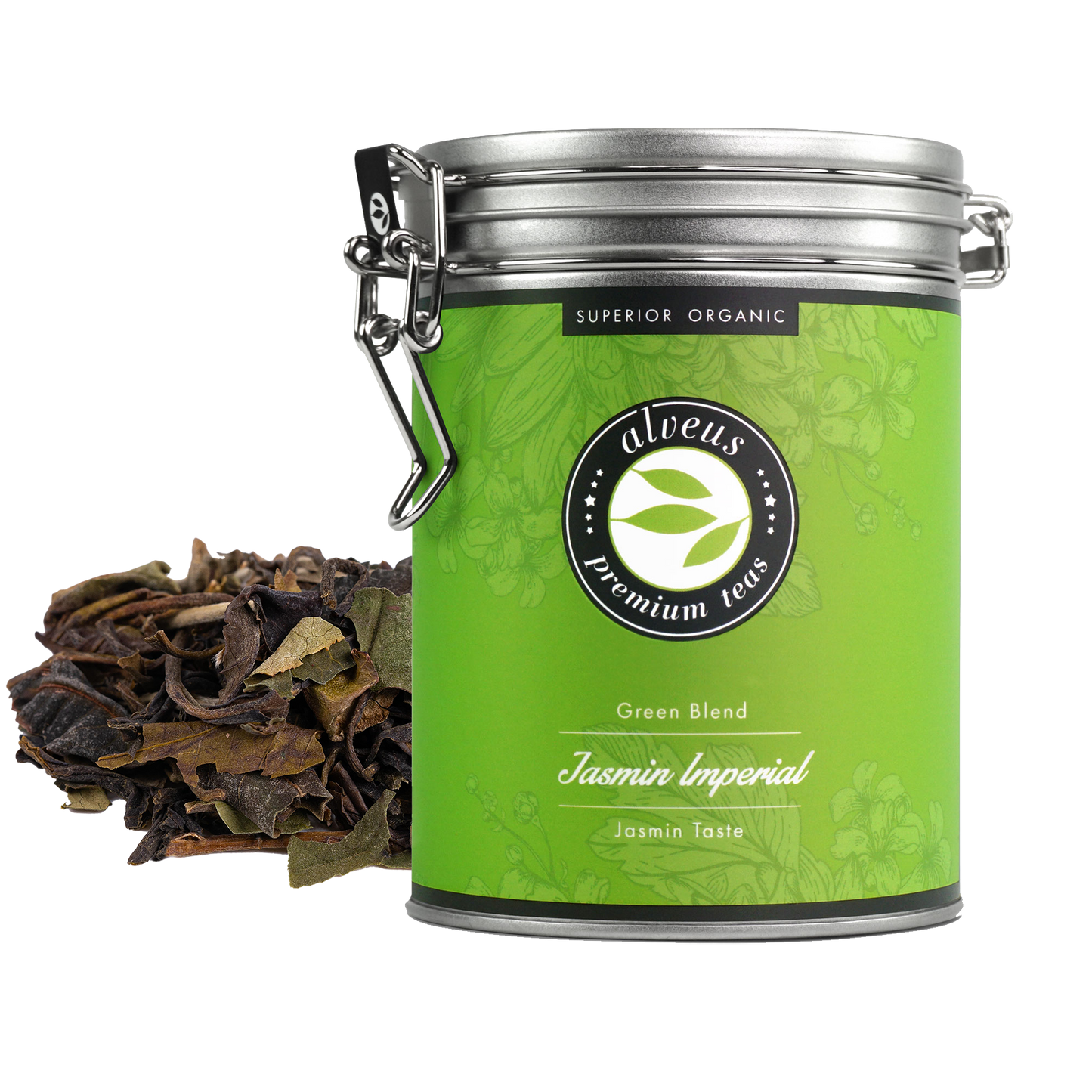 Wiederverschließbare Aromadose Jasmin Imperial – Alveus Premium Tee