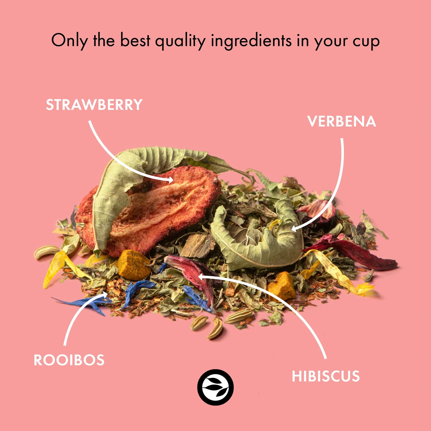 Summer Miracle – Rooibos Teemischung mit Erdbeere, Hibiskus, Verbene und Kornblumen