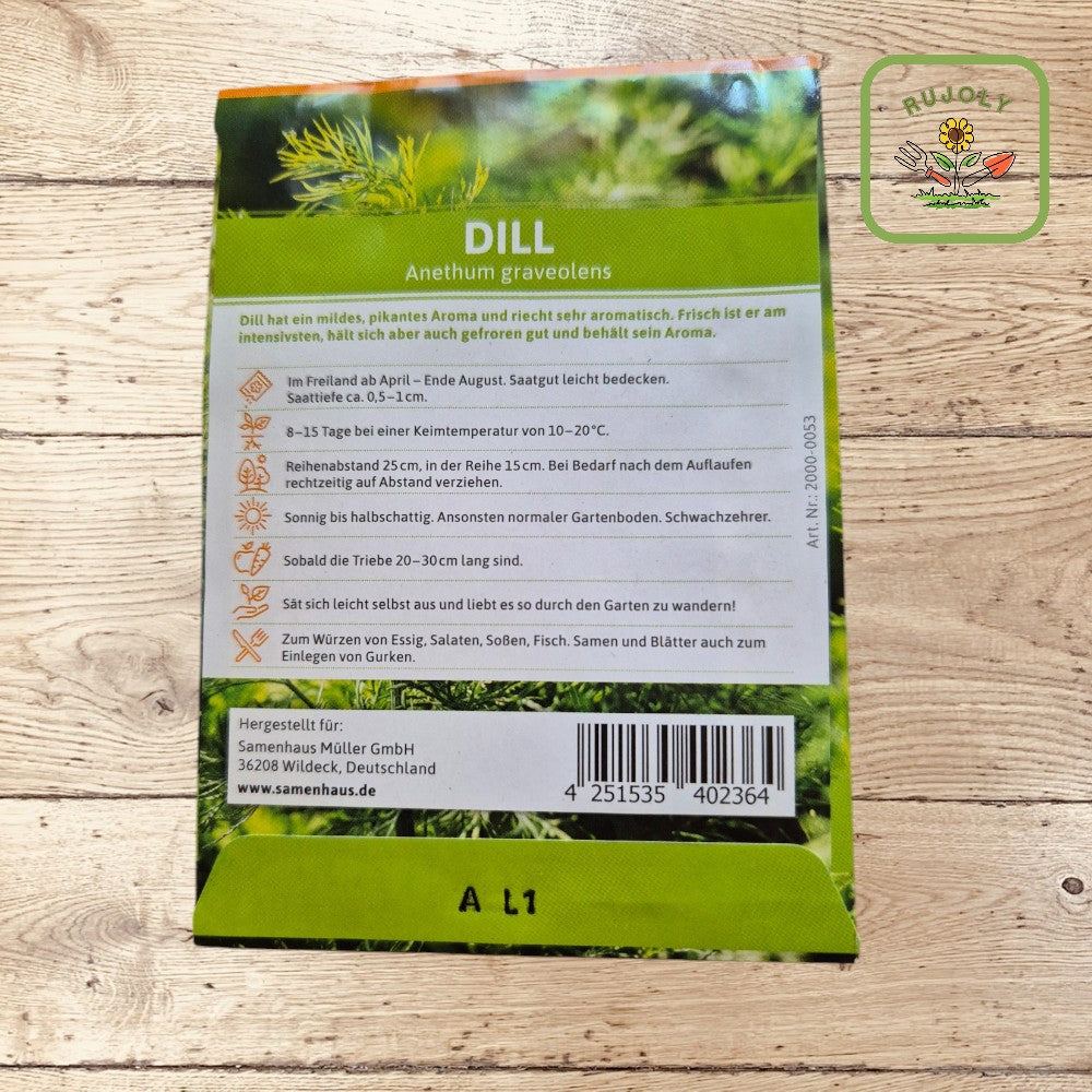 Dill – Aromatisches Gewürzkraut (Anethum Graveolens) für Garten und Küche