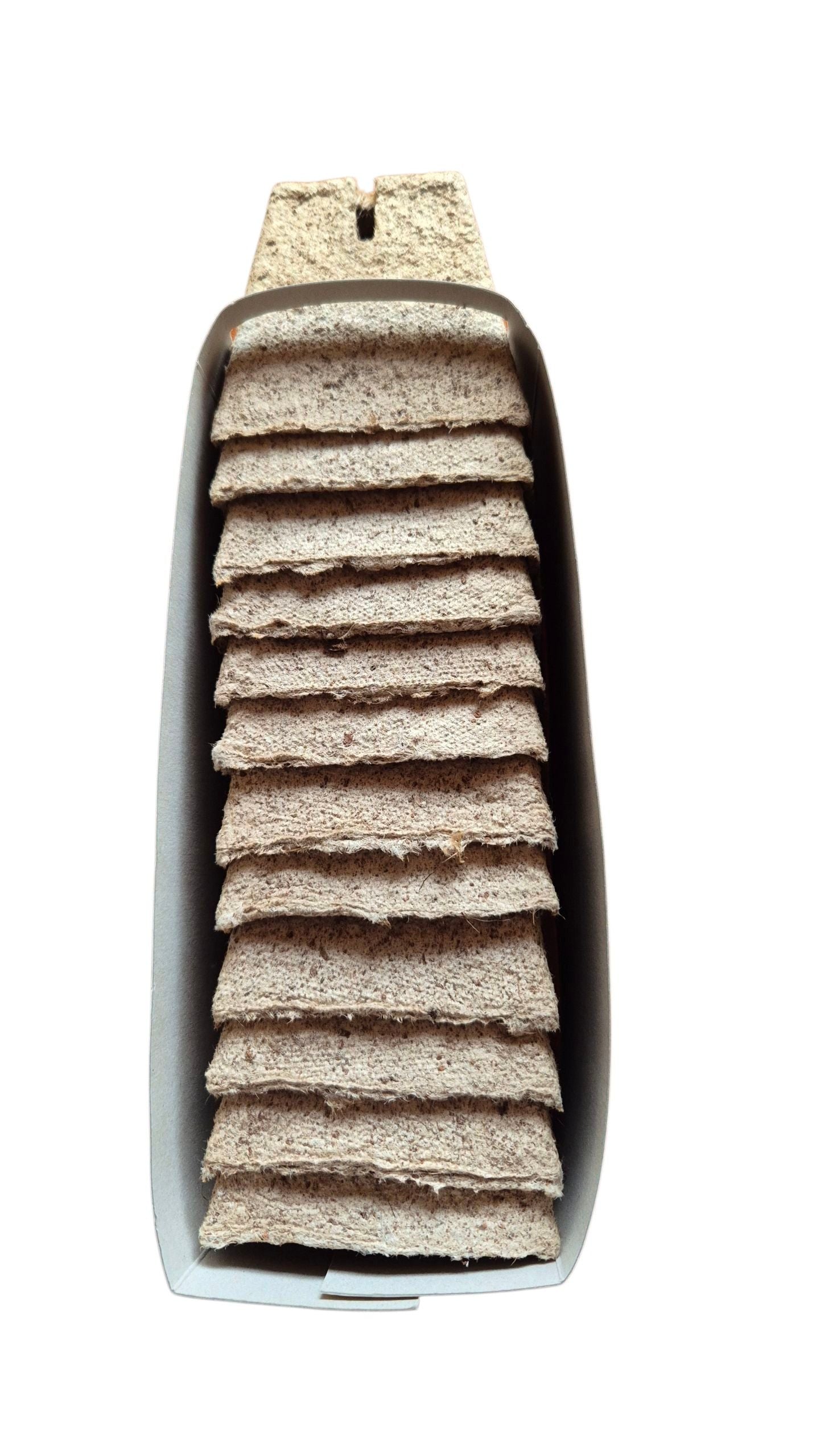 Sämlinge in Bio-Anzuchttöpfen – luftige Drainage für Wurzeln