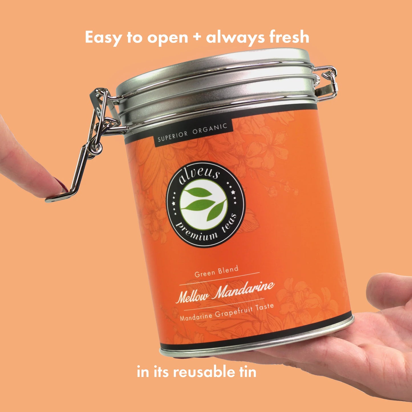 Mellow Mandarine Bio-Tee in wiederverwendbarer Aromaschutzdose