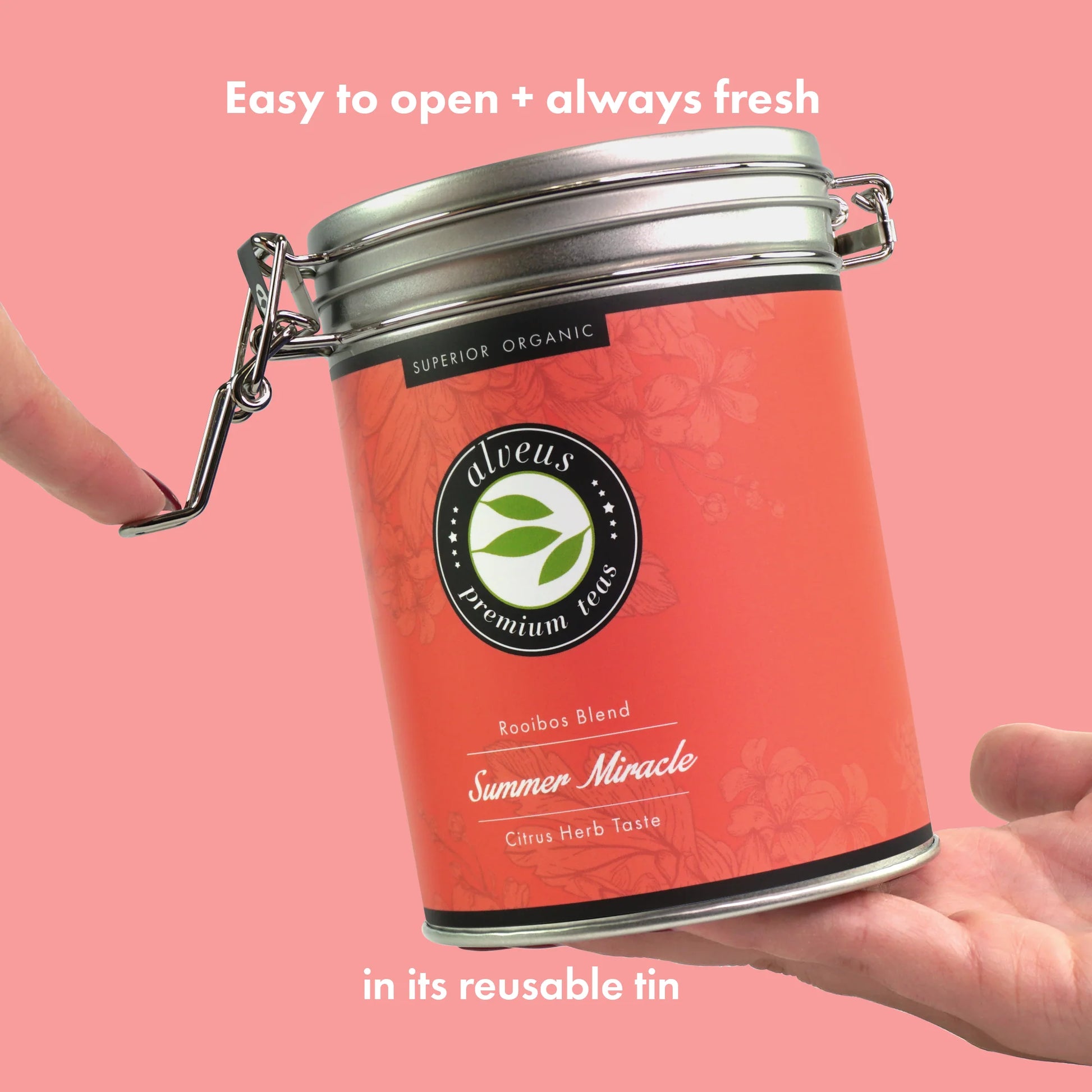 Summer Miracle Rooibos Tee in wiederverschließbarer Aromadose