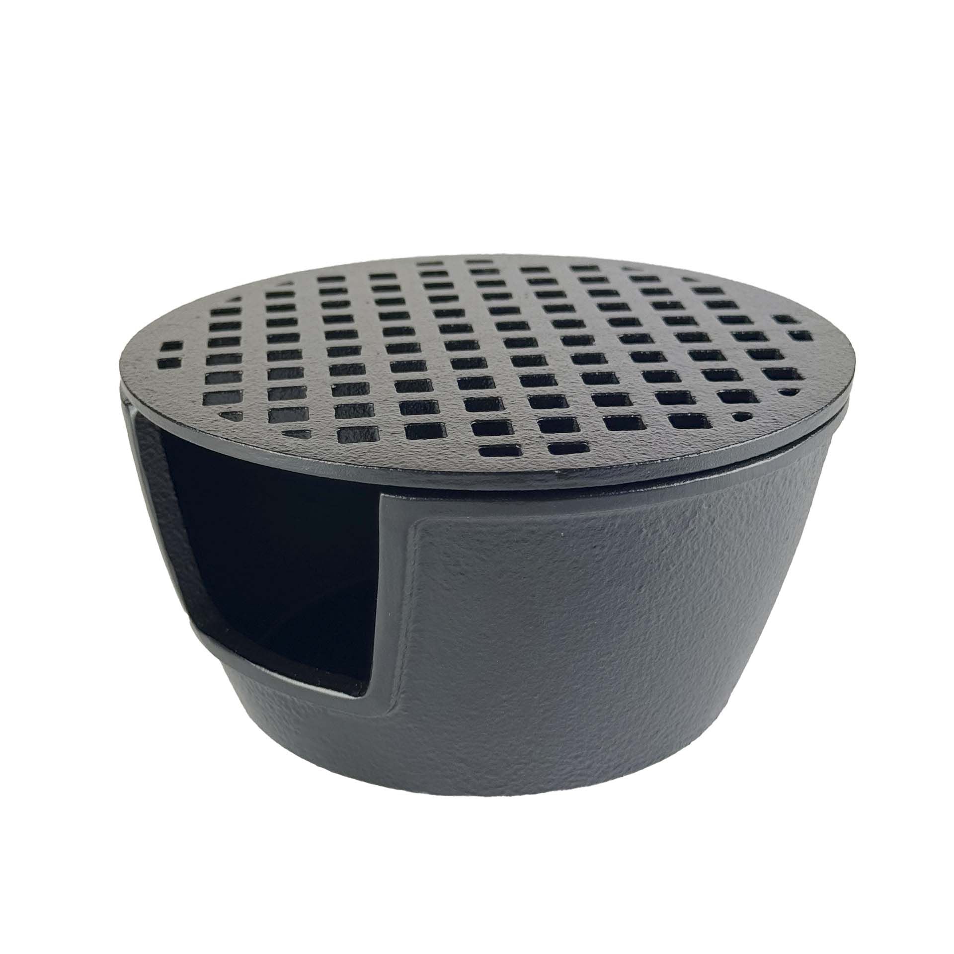 Teekannenwärmer schwarz in Anwendung