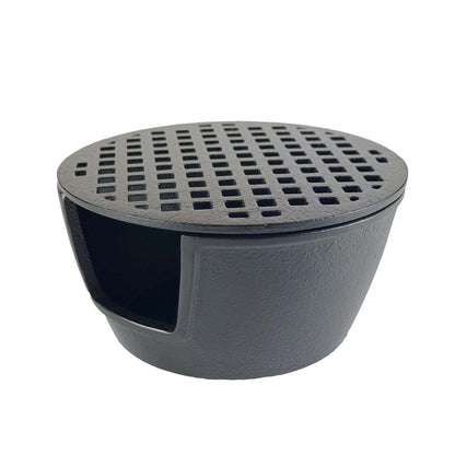 Teekannenwärmer schwarz in Anwendung