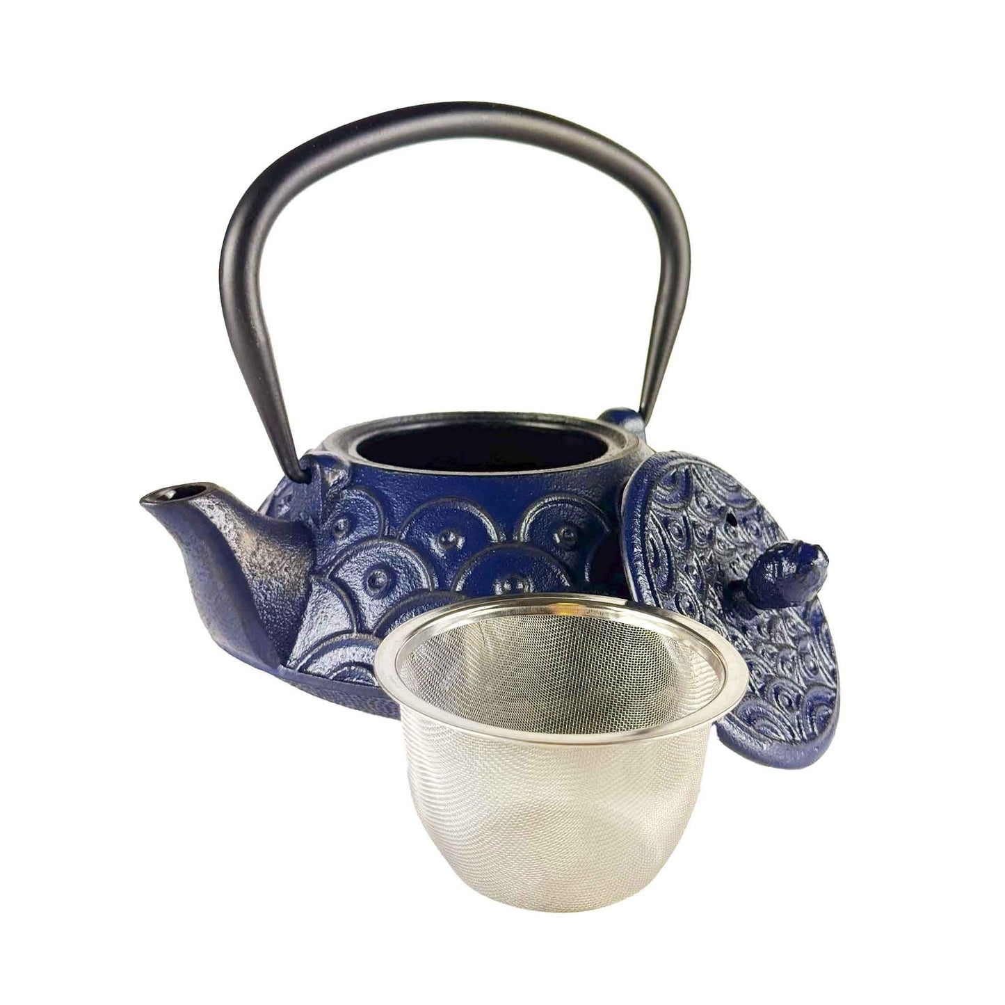 Seiran Gusseisen-Teekanne 900 ml mit Edelstahlfilter für losen Tee
