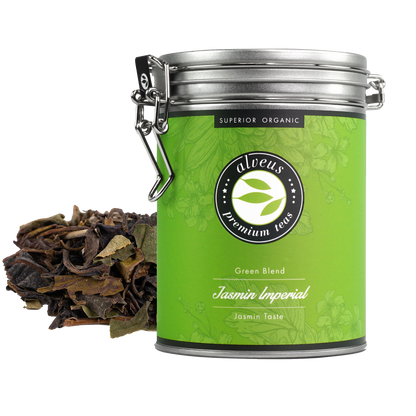 Wiederverschließbare Aromadose Jasmin Imperial – Alveus Premium Tee