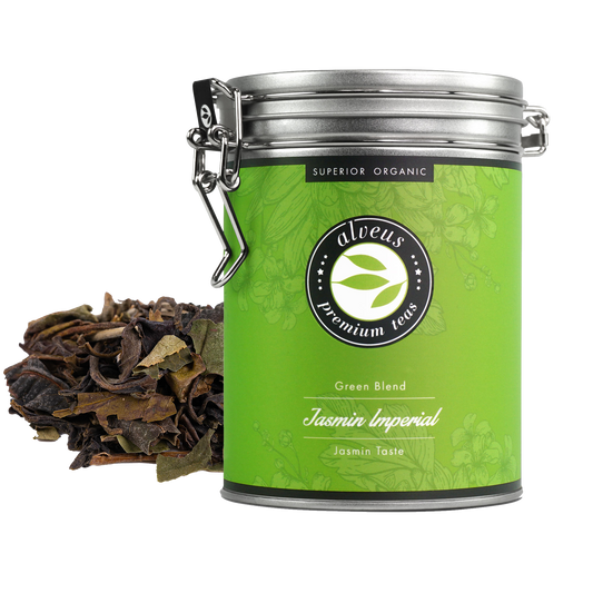 Wiederverschließbare Aromadose Jasmin Imperial – Alveus Premium Tee