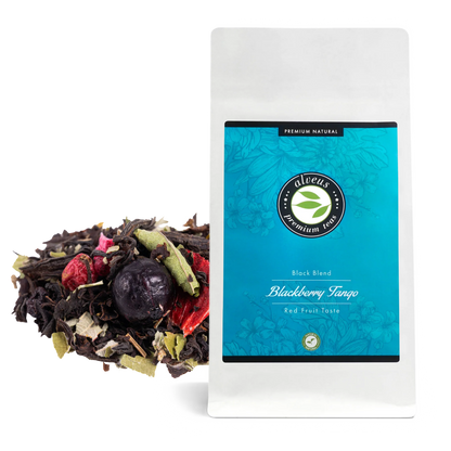 Brombeer-Tango in Aromaschutz-Tüte – loser Tee mit Fruchtstücken