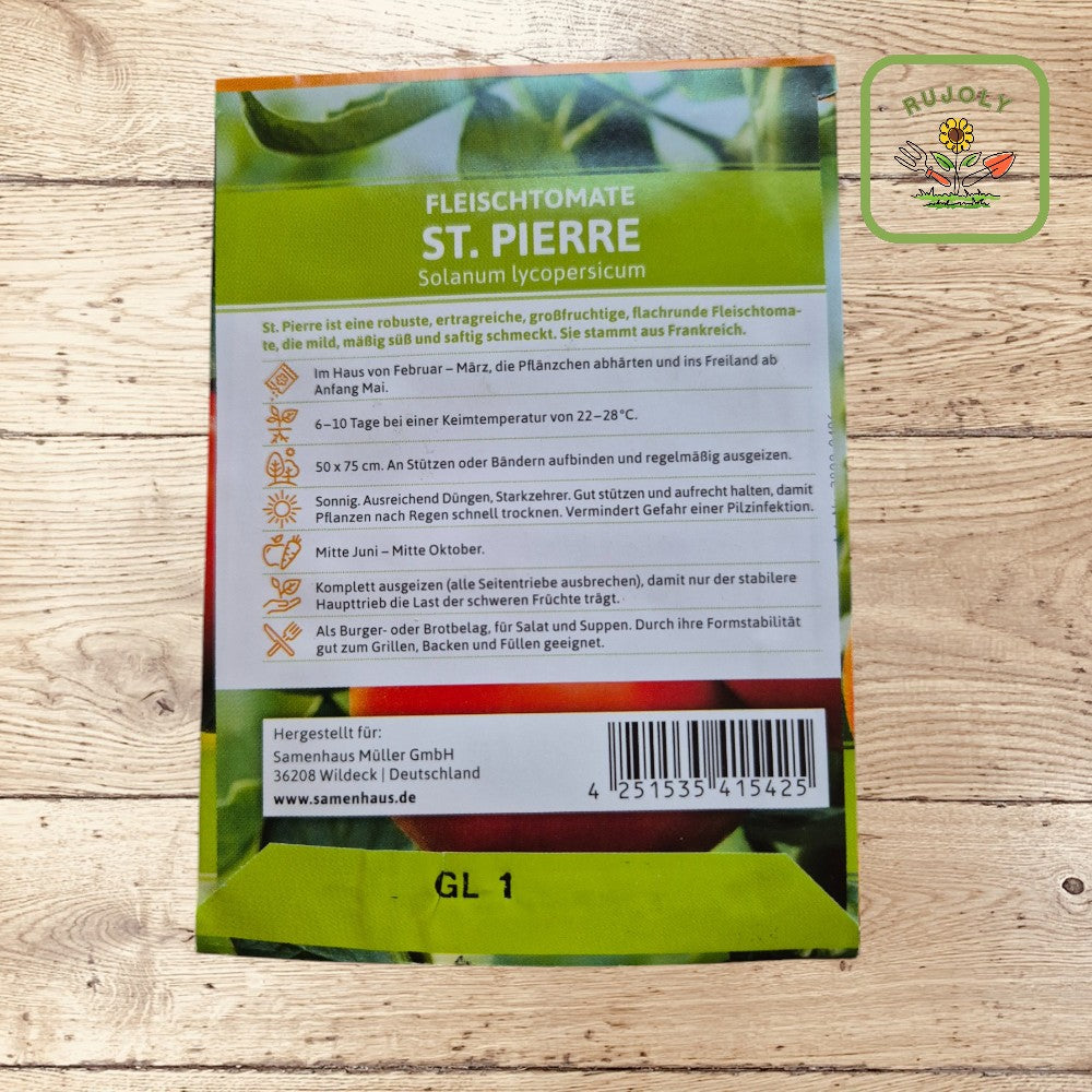 Saftige, große Fleischtomaten St. Pierre bereit zum Grillen