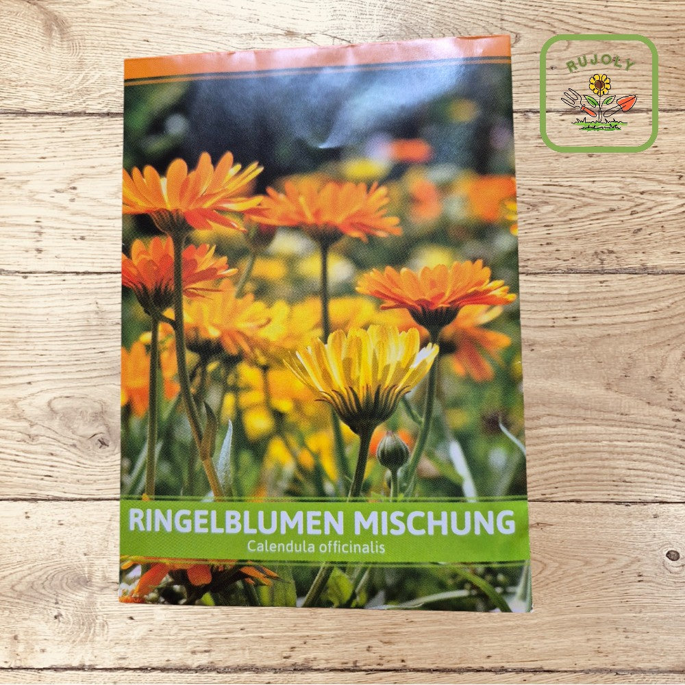 Ringelblumenmischung – Leuchtende Gelb- und Orangetöne (Calendula officinalis, 30 Korn) für Garten und Gesundheit