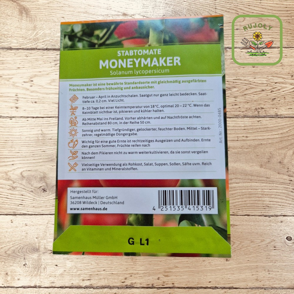 Nahaufnahme von roten, saftigen Tomaten Moneymaker