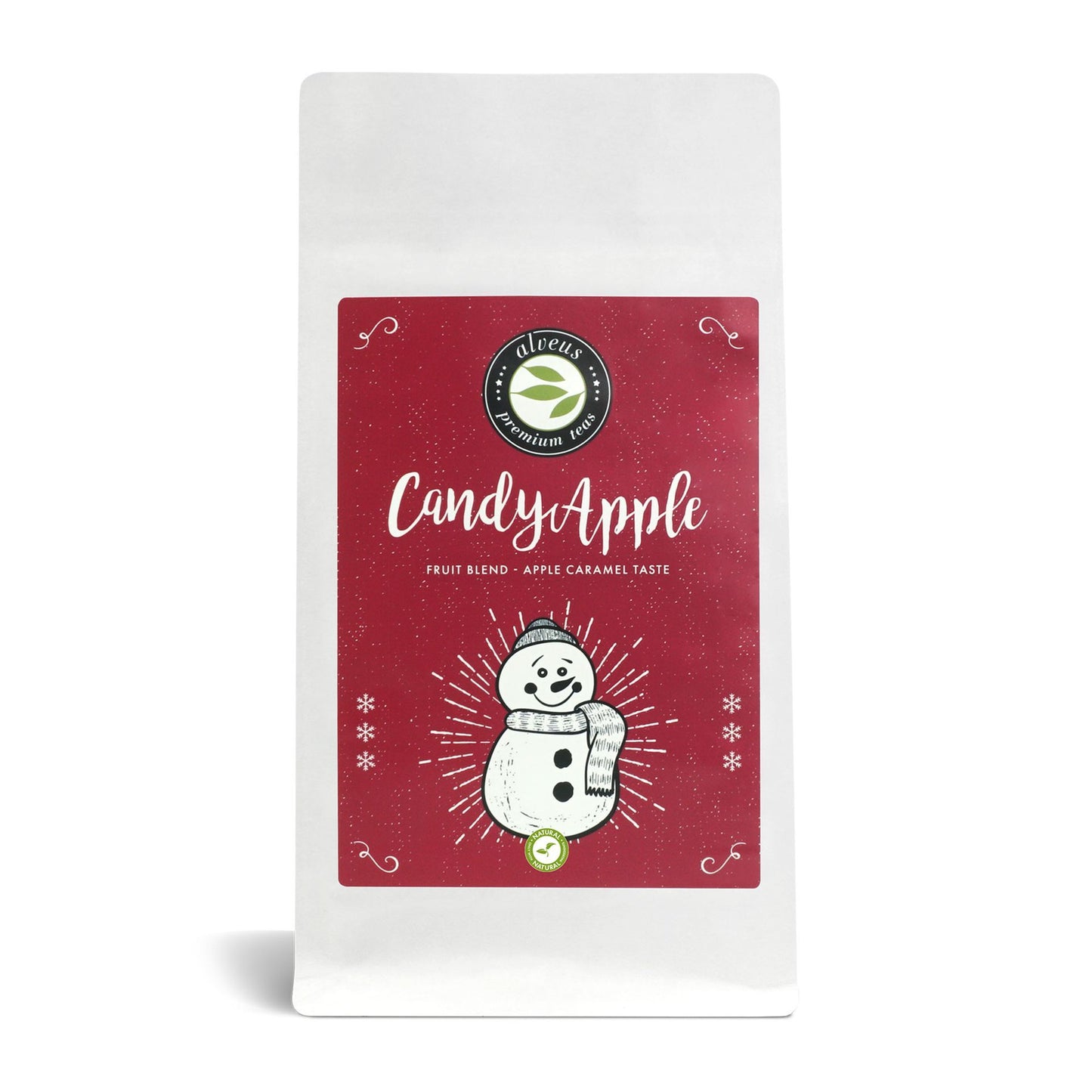 Candy Apple Wintertee in der 100-g-Tüte – koffeinfreier Apfel-Karamell-Tee