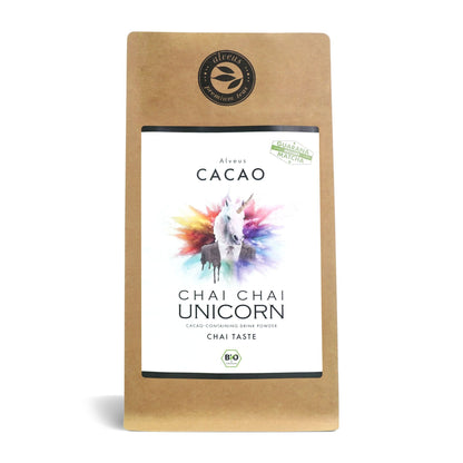 Chai Chai Unicorn Bio Kakao mit Chai-Geschmack von Alveus im 125 g Beutel