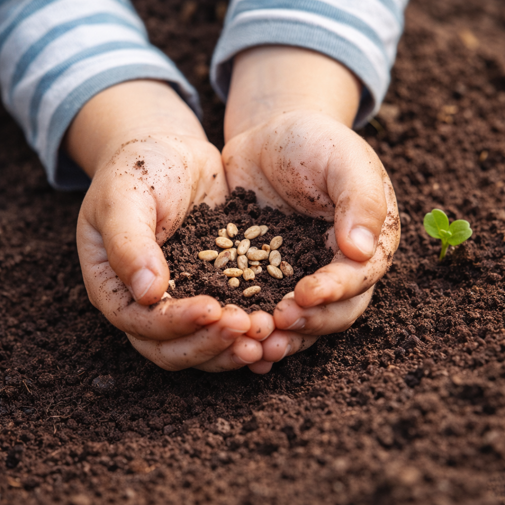 Kinder Garten Set 4 Sorten für kleine Gärtner