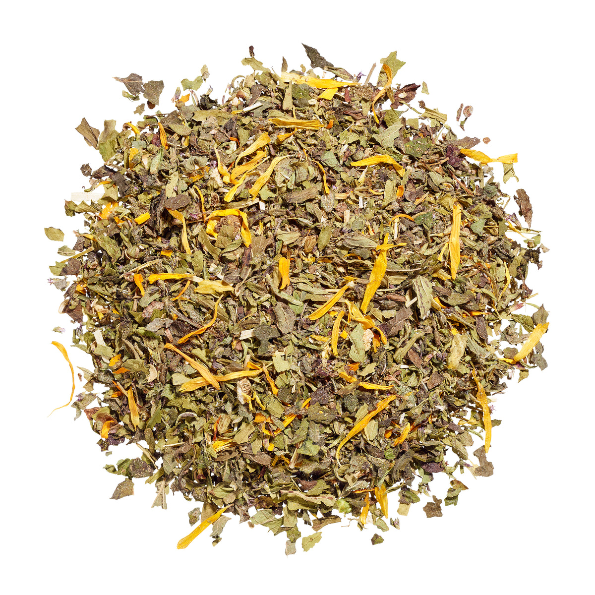Ronnefeldt Bergkräuter Bio loser Kräutertee mit Kräutern und Ringelblumenblüten
