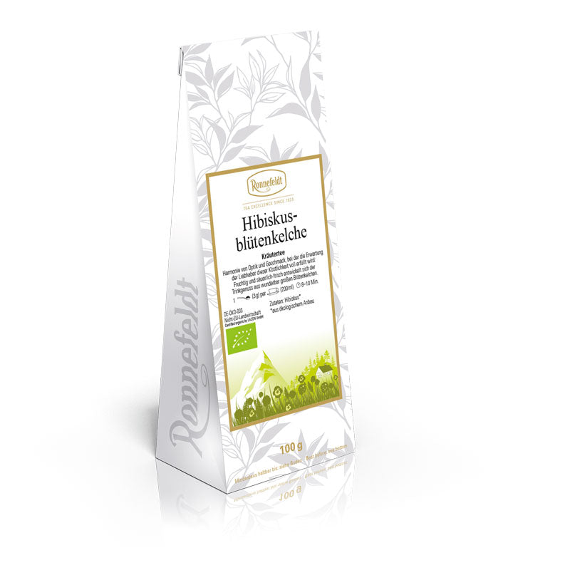 Ronnefeldt Hibiskusblütenkelche Bio Kräutertee in der 100-g-Packung