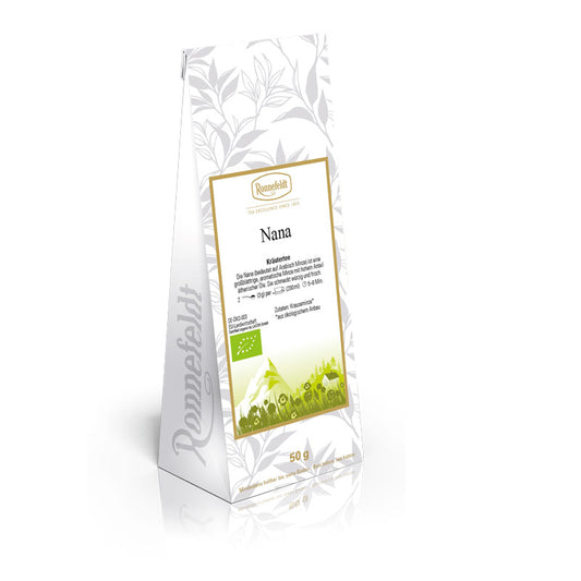 Ronnefeldt Nana Bio Kräutertee mit Krauseminze, 50-g-Packung