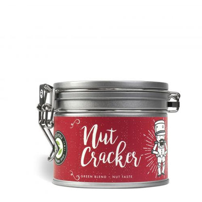 NutCracker Grüner Wintertee in Aromadose 100 g – nussige Sencha-Mischung